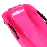 Maxbell Winter Snow Sled Kids Sledge Sledding Sleigh Fun Toy Garden Holiday Toboggan Pink