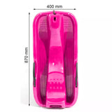 Maxbell Winter Snow Sled Kids Sledge Sledding Sleigh Fun Toy Garden Holiday Toboggan Pink