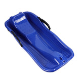 Maxbell Winter Snow Sled Kids Sledge Sledding Sleigh Fun Toy Garden Holiday Toboggan Blue