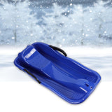 Maxbell Winter Snow Sled Kids Sledge Sledding Sleigh Fun Toy Garden Holiday Toboggan Blue