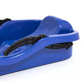 Maxbell Winter Snow Sled Kids Sledge Sledding Sleigh Fun Toy Garden Holiday Toboggan Blue