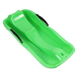 Maxbell Winter Snow Sled Kids Sledge Sledding Sleigh Fun Toy Garden Holiday Toboggan Green