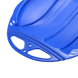 Maxbell Durable Kids Snow Sled Sledge Toboggan Outdoor Downhill Snowboard Sleigh Blue