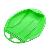 Maxbell Durable Kids Snow Sled Sledge Toboggan Outdoor Downhill Snowboard Sleigh Green