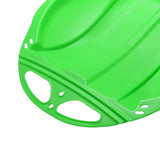 Maxbell Durable Kids Snow Sled Sledge Toboggan Outdoor Downhill Snowboard Sleigh Green