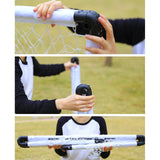 Maxbell Kids Soccer Goals Portable Soccer Nets Set Outdoor Training Easy Assembly M Orange