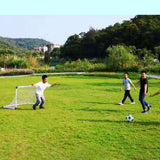 Maxbell Kids Soccer Goals Portable Soccer Nets Set Outdoor Training Easy Assembly M Orange
