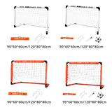 Maxbell Kids Soccer Goals Portable Soccer Nets Set Outdoor Training Easy Assembly M Orange