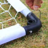 Maxbell Kids Soccer Goals Portable Soccer Nets Set Outdoor Training Easy Assembly M Orange