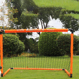 Maxbell Kids Soccer Goals Portable Soccer Nets Set Outdoor Training Easy Assembly M White