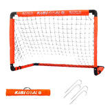 Maxbell Kids Soccer Goals Portable Soccer Nets Set Outdoor Training Easy Assembly M White
