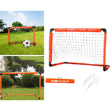 Maxbell Kids Soccer Goals Portable Soccer Nets Set Outdoor Training Easy Assembly M White