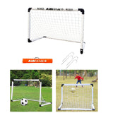 Maxbell Kids Soccer Goals Portable Soccer Nets Set Outdoor Training Easy Assembly L Orange