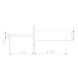 Maxbell Gym Weight Stack Add Extender Add Weight Gym Equipment Machine for Gym 10mm