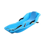 Maxbell Snow Sled for 2 Sledders Includes Pull Rope for Boy Girl Toddler Blue
