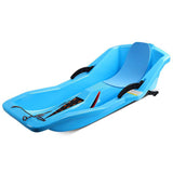 Maxbell Snow Sled for 2 Sledders Includes Pull Rope for Boy Girl Toddler Blue