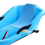 Maxbell Snow Sled for 2 Sledders Includes Pull Rope for Boy Girl Toddler Blue