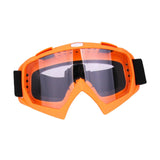 Maxbell Protective Eyewear Outdoor Glasses Frame for Hockey Basketball Fishing Orange Frame Clear