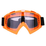 Maxbell Protective Eyewear Outdoor Glasses Frame for Hockey Basketball Fishing Orange Frame Clear