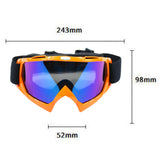 Maxbell Protective Eyewear Outdoor Glasses Frame for Hockey Basketball Fishing Orange Frame Color