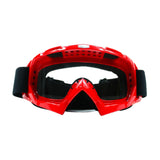 Maxbell Protective Eyewear Outdoor Glasses Frame for Hockey Basketball Fishing Red Frame Clear