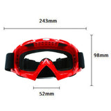 Maxbell Protective Eyewear Outdoor Glasses Frame for Hockey Basketball Fishing Red Frame Clear
