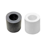 Maxbell Billiard Cue Stick Ferrule Snooker Pool Cue Ferrule Tube Accessories Black 7mm