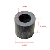 Maxbell Billiard Cue Stick Ferrule Snooker Pool Cue Ferrule Tube Accessories Black 7mm