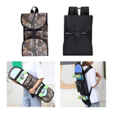 Maxbell Skateboard Bag with Adjustable Shoulder Straps Longboard Backpack Travel Brown 80cmx25cm