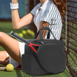 Maxbell Tennis Handbag Pickleball Racket Storage Racquet Covers Tennis Racket Bag Black
