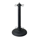 Maxbell Metal Billiards Pool Cue Rack Floor Stand Snooker Cue Rest Pool Rod Holder Black