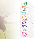 Maxbell 10x Golf Iron Covers Set Golf Club Head Cover Number Tag Outdoor Sports