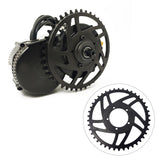 Maxbell Electric Bike Chainring Offset Correction BBS 01 02 HD for Road Bike Unisex 01 02 Black 1