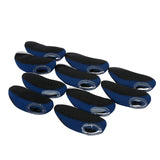 Maxbell 10 Pieces Golf Iron Headcovers Golf Club Head Cover Golf Accessories Guard Dark Blue