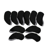 Maxbell 10 Pieces Golf Iron Headcovers Golf Club Head Cover Golf Accessories Guard Multicolor