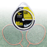 Maxbell Badminton Racket Racquet String Nylon High Strength for Training Men Women White