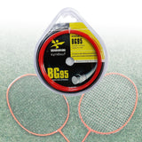 Maxbell Badminton Racket Racquet String Nylon High Strength for Training Men Women Red