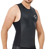 Maxbell 2mm Neoprene Wetsuit Vest Warm Mens Wetsuits Top for Surfing Spearfishing XL