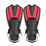 Maxbell 2x Flexible Diving Flippers Snorkel Professional for Diving Scuba Dive Beginners pink L XL