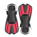 Maxbell 2x Flexible Diving Flippers Snorkel Professional for Diving Scuba Dive Beginners pink L XL
