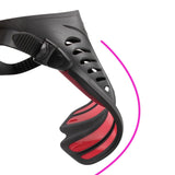 Maxbell 2x Flexible Diving Flippers Snorkel Professional for Diving Scuba Dive Beginners pink L XL