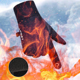 Maxbell Thermal Gloves Commuting Winter Gloves for Driving Outdoor Sports Riding Black XL