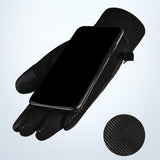 Maxbell Thermal Gloves Commuting Winter Gloves for Driving Outdoor Sports Riding Black XL
