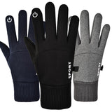 Maxbell Thermal Gloves Commuting Winter Gloves for Driving Outdoor Sports Riding Black XL