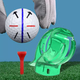 Maxbell Golf Ball Lines Marker Tool Template Liner Gift for Golf Enthusiasts Portable Green