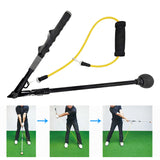 Maxbell Professional Golf Swing Trainer Durable Lightweight Adjustable Foldable