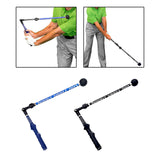 Maxbell Golf Swing Guide Beginner Trainer Gesture Aid Positioning Training Corrector Blue