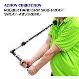 Maxbell Golf Swing Guide Beginner Trainer Gesture Aid Positioning Training Corrector Black