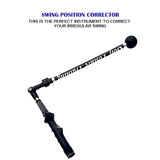 Maxbell Golf Swing Guide Beginner Trainer Gesture Aid Positioning Training Corrector Black