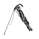 Maxbell Golf Club Stand Bag with Carry Strap Durable Waterproof Material Dustproof Black Grey Mixed